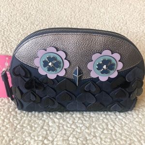 Kate Spade Owl NightCap Dome Cosmetic Bag